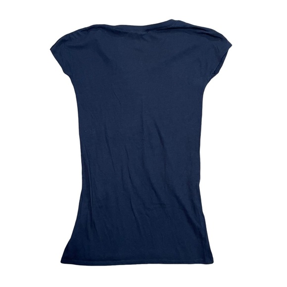 Junk Food Disney Women’s Black Embroidered Believe Short Sleeve Sleep T-Shirt - Picture 6 of 6